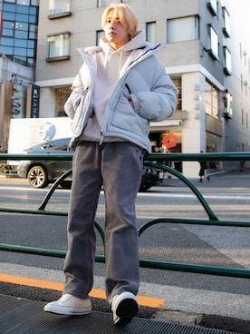 「PUBLUX（パブリュクス）のアイテム（ジャケット/アウター）」を使った、PUBLUX MENSさん（メンズ・175cm）の冬コーディネート