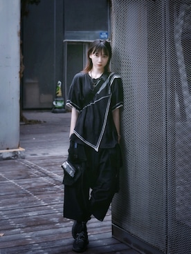 「Li-Ning（リーニン）のアイテム」を使った、olin84さん（レディース・165cm）の夏コーディネート