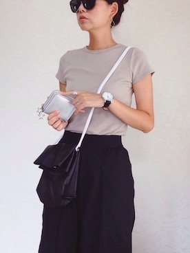 「JOURNAL STANDARD relume（ジャーナルスタンダード　レリューム）のアイテム（財布/小物）」を使った、みーさん（レディース・171cm）の夏コーディネート