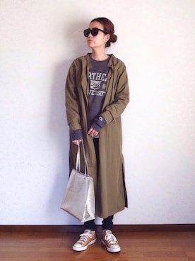 「ALLUMER（アリュメール）のアイテム（ジャケット/アウター）」を使った、みーさん（レディース・171cm）の冬コーディネート
