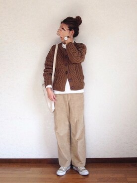 「BalBer（バーベル）のアイテム」を使った、みーさん（レディース・171cm）の冬コーディネート