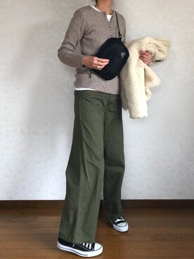 「Gregory」｜「アイテム（ブルゾン）」を使った、みーさん（レディース・171cm）の冬コーディネート