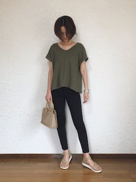 「STYLEDOOR（スタイルドア）のアイテム」を使った、みーさん（レディース・171cm）の夏コーディネート