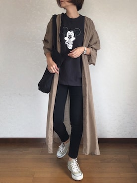 「ミッキーT」｜「アイテム（ワンピース/ドレス）」を使った、みーさん（レディース・171cm）の夏コーディネート