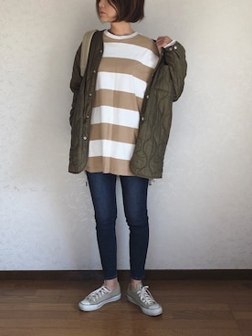 「ボーター」｜みーさん（レディース・171cm）の秋コーディネート