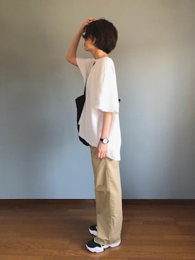 「MOCKBERG（モックバーグ）のアイテム」を使った、みーさん（レディース・171cm）の春コーディネート