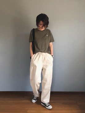 「MOCKBERG（モックバーグ）のアイテム」を使った、みーさん（レディース・171cm）の春コーディネート