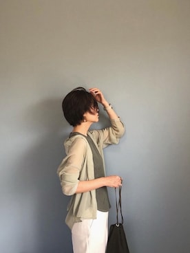 「SOKO（ソコ）のアイテム」を使った、みーさん（レディース・171cm）の夏コーディネート