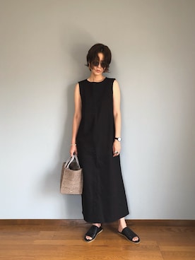 「SOKO（ソコ）のアイテム」を使った、みーさん（レディース・171cm）の夏コーディネート
