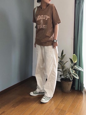「MOCKBERG（モックバーグ）のアイテム」を使った、みーさん（レディース・171cm）の秋コーディネート