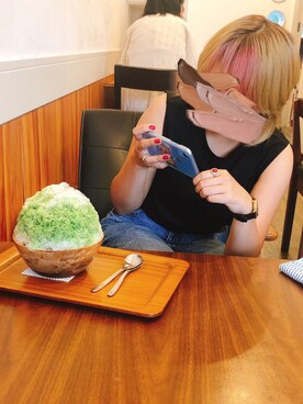 「Marc by Marc Jacobs（マークバイマークジェイコブス）のアイテム（アナログ腕時計）」を使った、yさん（レディース・154cm）の夏コーディネート