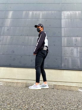 「イージーブースト」｜「アイテム（帽子）」を使った、kazu54takaさん（メンズ・180cm）の春コーディネート