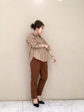 SAKAWAさん（レディース・161cm）の夏コーディネート