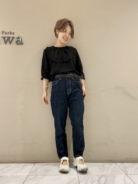 SAKAWAさん（レディース・161cm）の春コーディネート