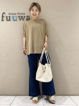 SAKAWAさん（レディース・161cm）の夏コーディネート