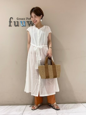 「カコバッグ」｜SAKAWAさん（レディース・161cm）の夏コーディネート