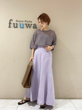 SAKAWAさん（レディース・161cm）の夏コーディネート