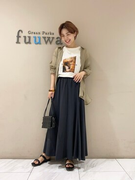 SAKAWAさん（レディース・161cm）の夏コーディネート