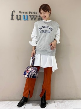 SAKAWAさん（レディース・161cm）の秋コーディネート