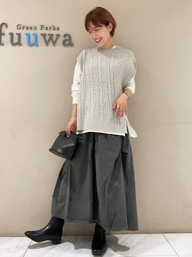 SAKAWAさん（レディース・161cm）の秋コーディネート