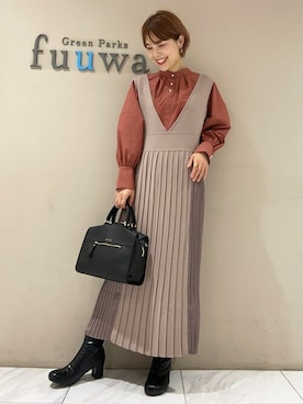 SAKAWAさん（レディース・161cm）の秋コーディネート