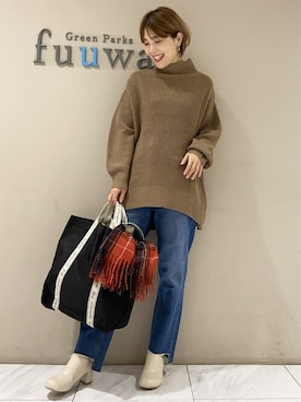 SAKAWAさん（レディース・161cm）の秋コーディネート