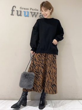 SAKAWAさん（レディース・161cm）の秋コーディネート