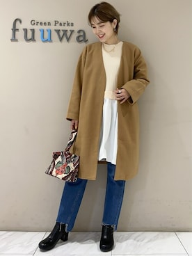SAKAWAさん（レディース・161cm）の冬コーディネート