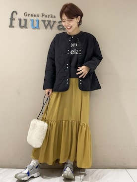 SAKAWAさん（レディース・161cm）の冬コーディネート