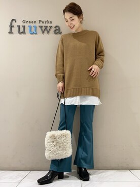 SAKAWAさん（レディース・161cm）の冬コーディネート