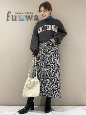 SAKAWAさん（レディース・161cm）の冬コーディネート