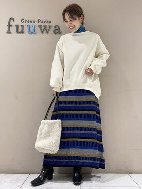 SAKAWAさん（レディース・161cm）の冬コーディネート