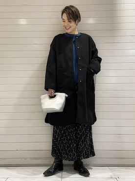 「Green　Parks（グリーンパークス）のアイテム（その他アウター）」を使った、SAKAWAさん（レディース・161cm）の冬コーディネート