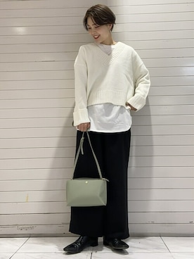 SAKAWAさん（レディース・161cm）の冬コーディネート