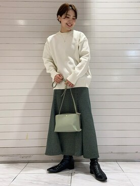 SAKAWAさん（レディース・161cm）の冬コーディネート