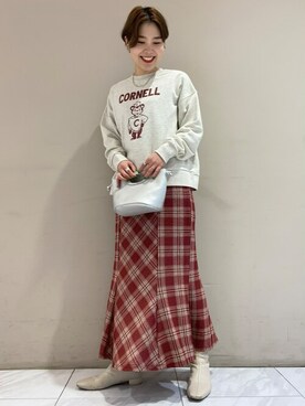 SAKAWAさん（レディース・161cm）の冬コーディネート