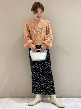 SAKAWAさん（レディース・161cm）の冬コーディネート