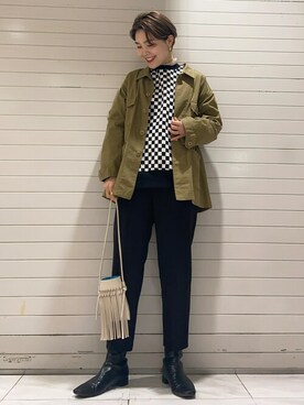 SAKAWAさん(レディース・161cm)の冬コーディネート