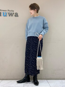 SAKAWAさん（レディース・161cm）の冬コーディネート