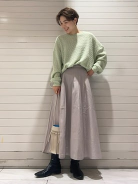 SAKAWAさん（レディース・161cm）の冬コーディネート