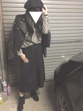 「ESPERANZA（エスペランサ）のアイテム（ブーティ）」を使った、Ayakaさん（レディース・156cm）の秋コーディネート