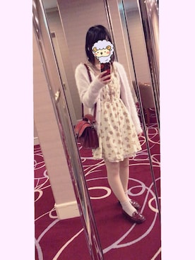 「モコモコカーディガン」｜🍒𓈒𓏸さん（レディース・153cm）の秋コーディネート
