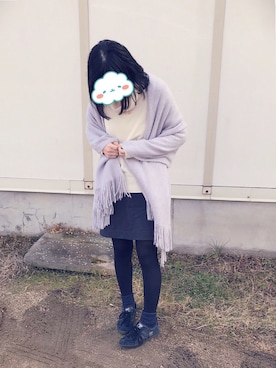 「ラメスニーカー」｜🍒𓈒𓏸さん（レディース・153cm）の冬コーディネート