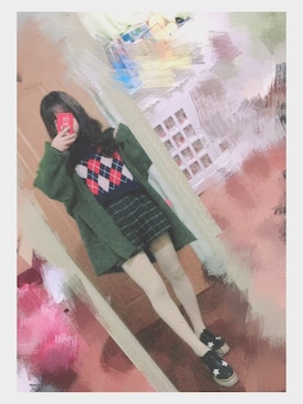 「Bobon21（ボボンニジュウイチ）のアイテム」を使った、NiKiさん（レディース・150cm）の冬コーディネート