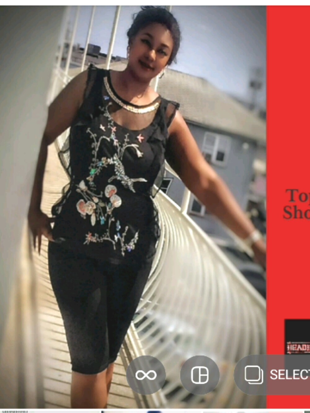 「silver、macys、embellished」｜「incinternational conceptsのアイテム（トップス、ブラック系）」を使った、Tamahquaさん（レディース・170cm）の秋コーディネートの1枚目の写真