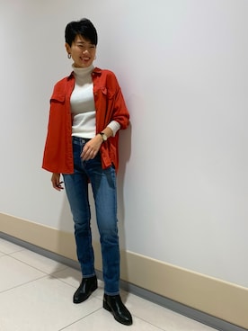 カワモトさん(レディース・165cm)の秋コーディネート