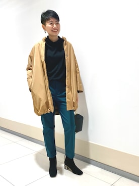 カワモトさん（レディース・165cm）の冬コーディネート