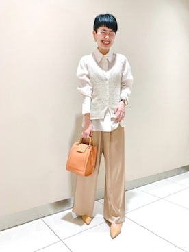 カワモトさん（レディース・166cm）の春コーディネート