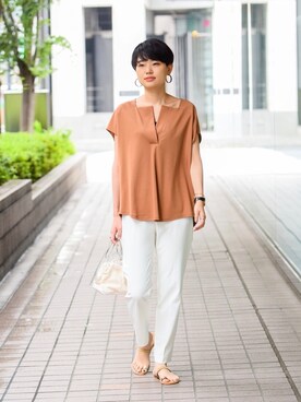 カワモトさん(レディース・166cm)の夏コーディネート