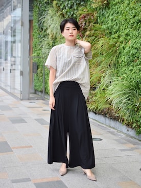カワモトさん(レディース・166cm)の夏コーディネート
